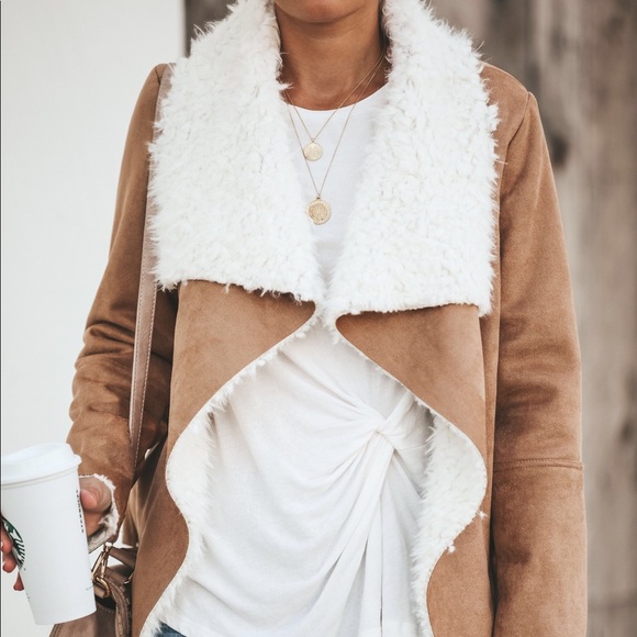 ONE LEFT - Aspen Highlands Faux Suede Jacket - Picture 2 of 8